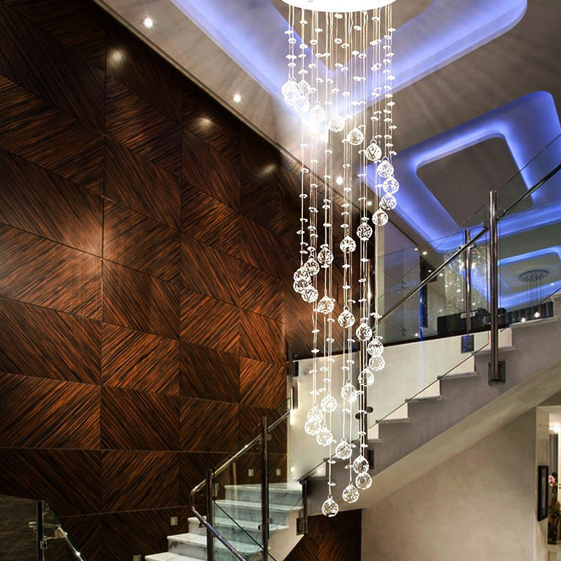 Cascade Luxury Crystal Raindrop Chandelier