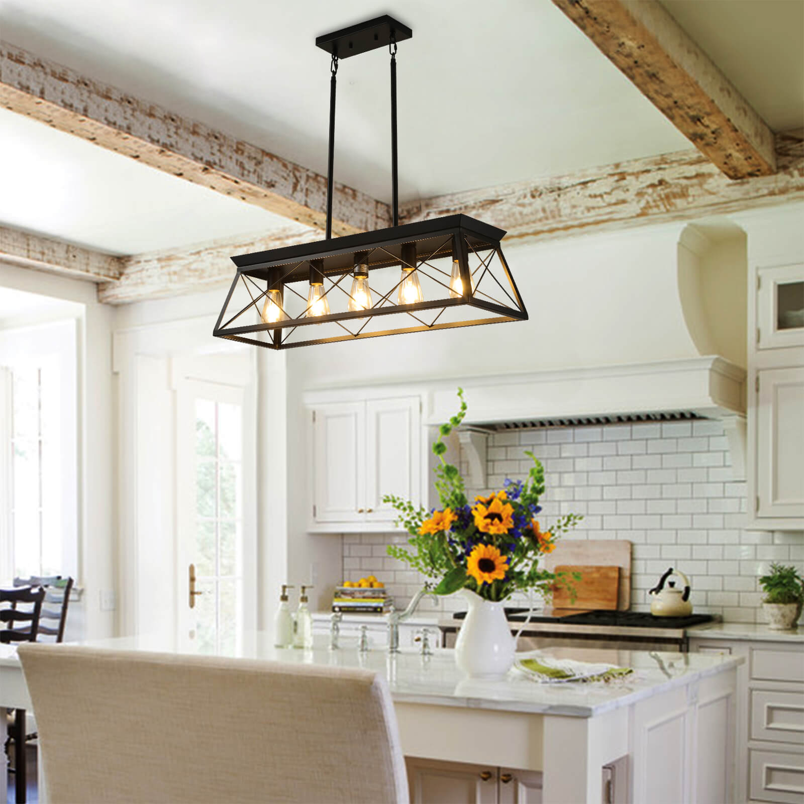 farmhouse-rustic-balck-metal-linear-pendant-chandelier-for-kitchen-island-dining-room-living-room-01L85W-250804_4