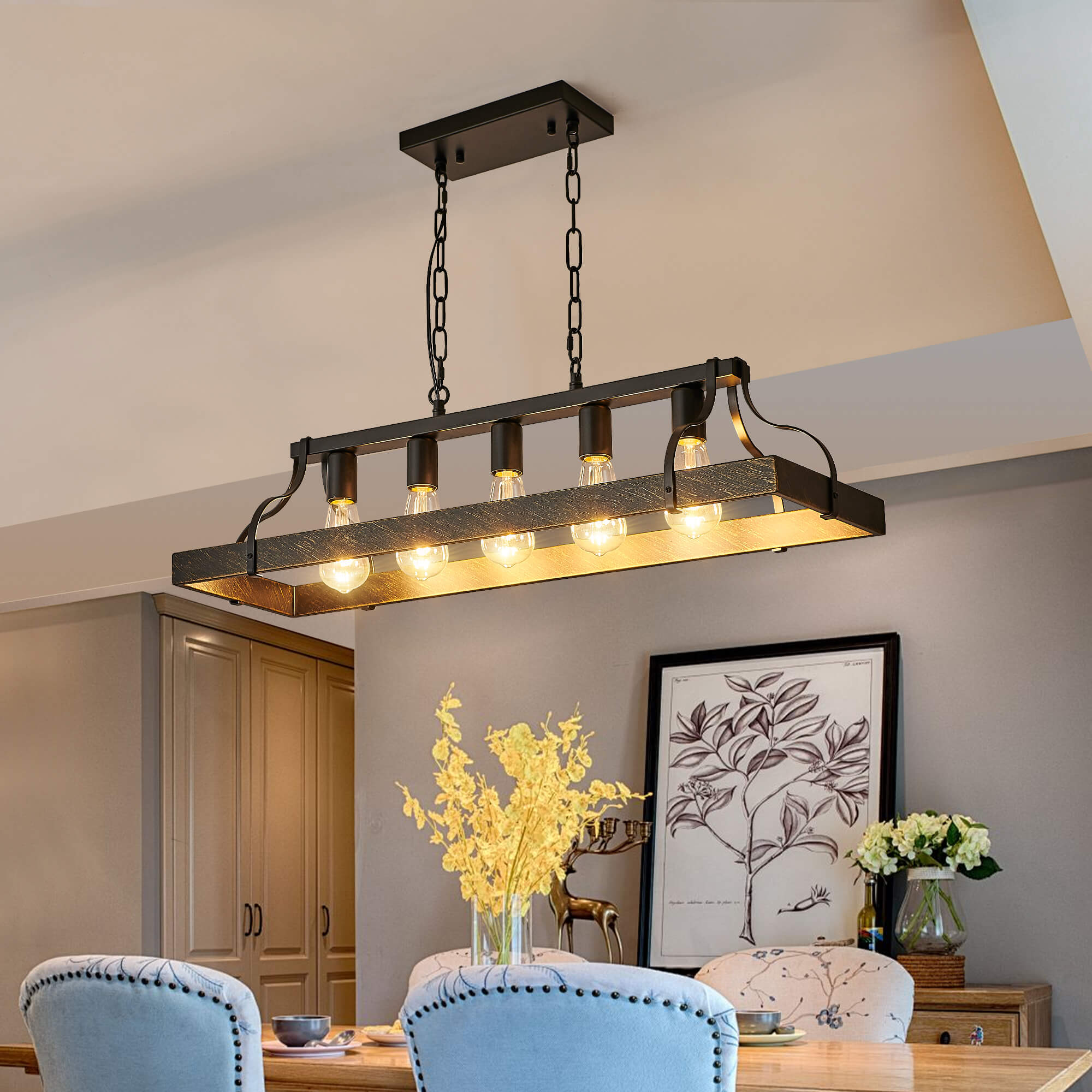 industrial-farmhouse-black-gold-metal-linear-pendant-chandelier-for-dining-room-kitchen-island-22l85b-250813-3