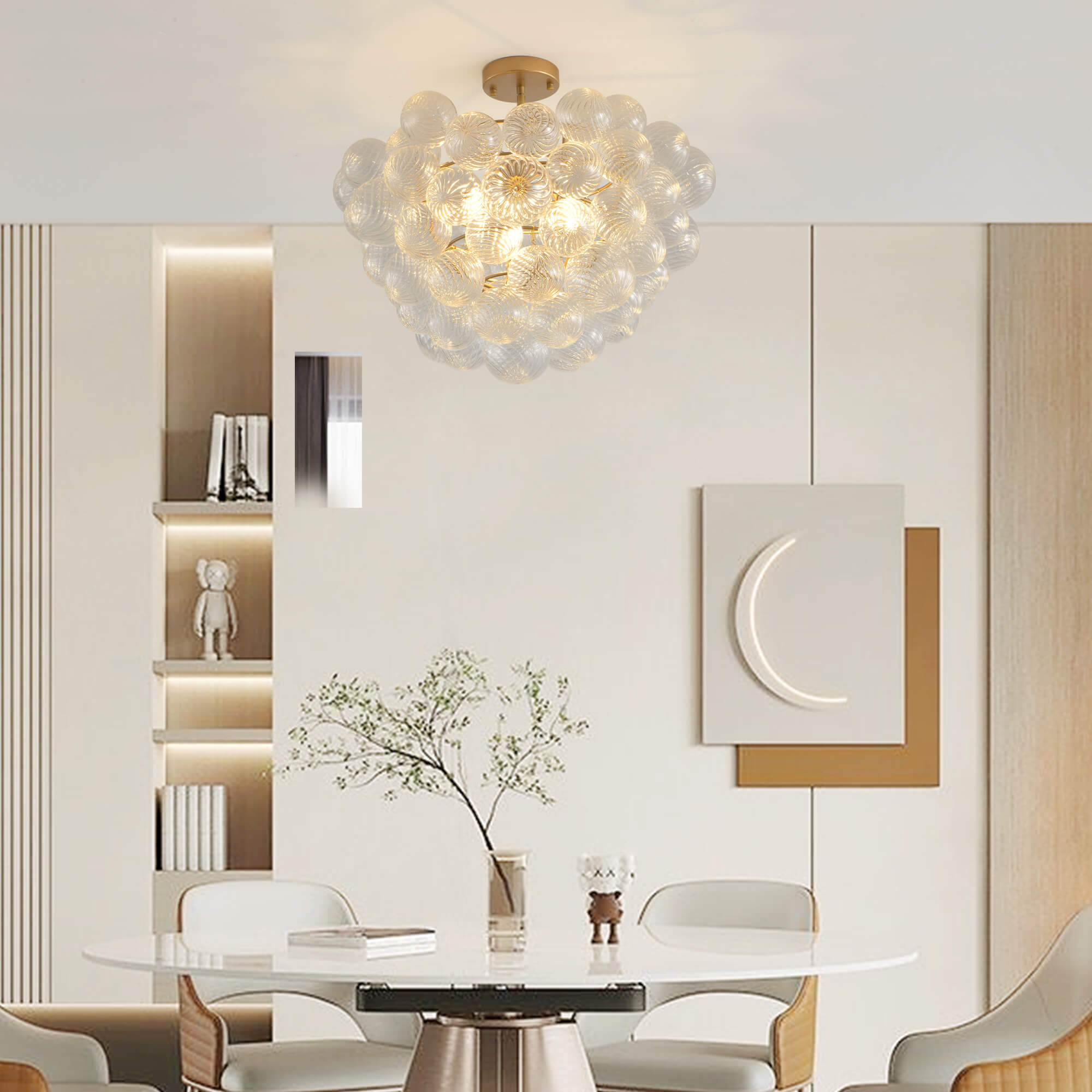 luxury-gold-metal-glass-bubbled-flush-mount-chandelier-for-dining-room-living-room-18d53g-250814-3