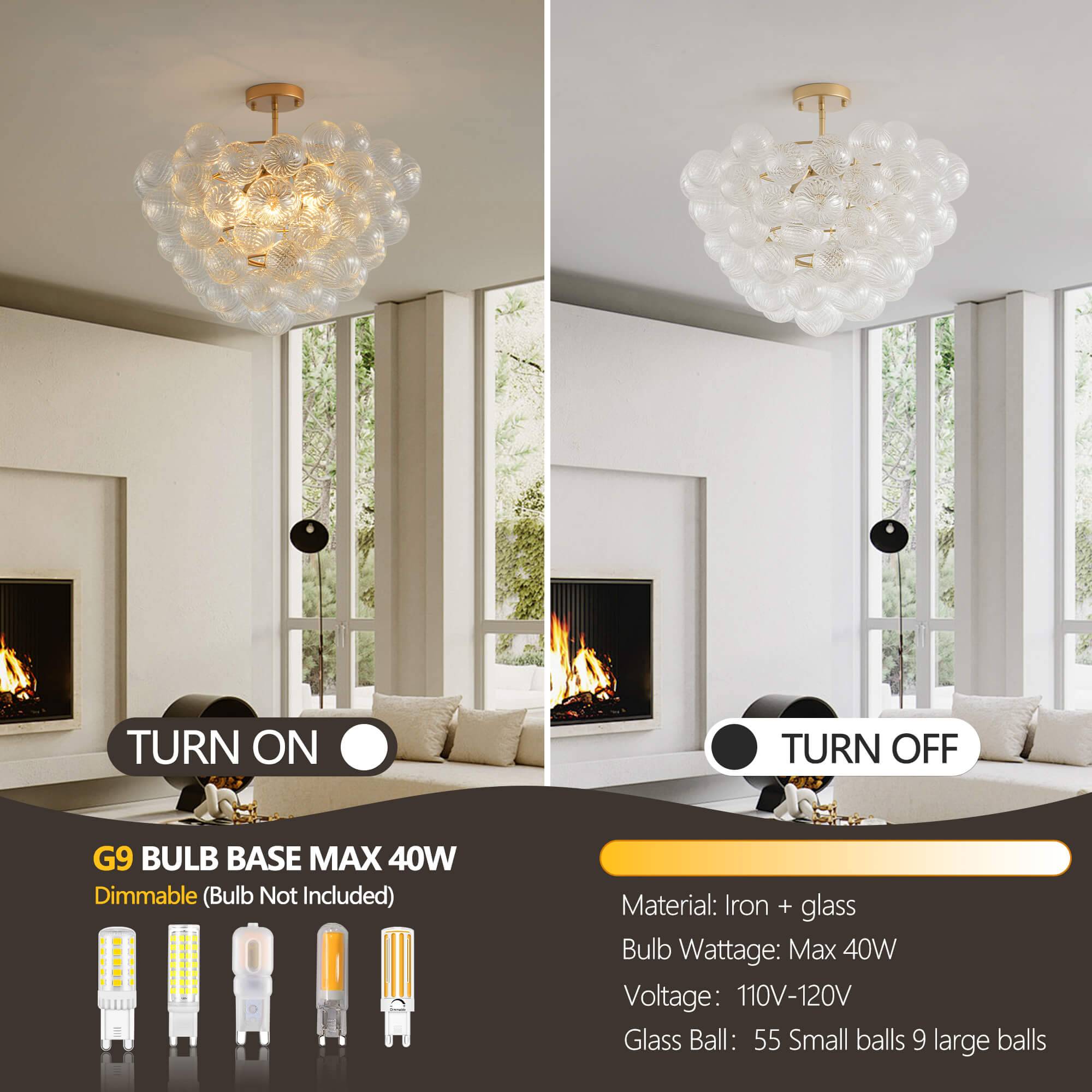 luxury-gold-metal-glass-bubbled-flush-mount-chandelier-for-dining-room-living-room-18d53g-