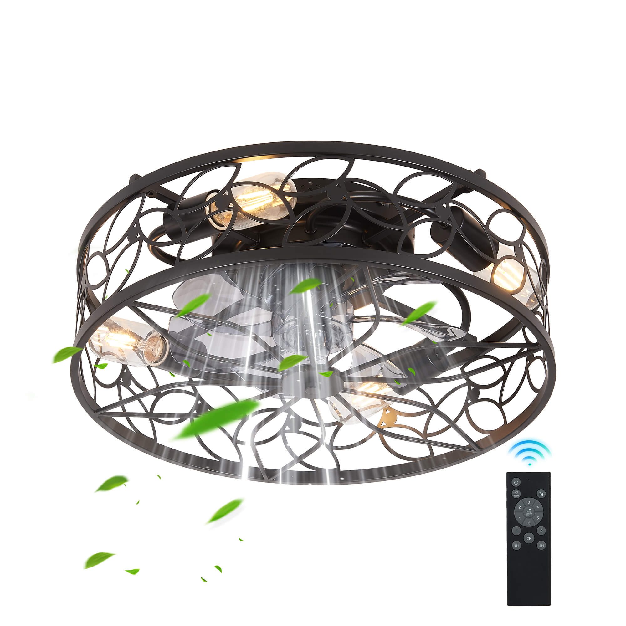 swivra-20-modern-industrial-black-caged-ceiling-fan-with-lights-remote-low-profile-for-bedrooms-and-living-room-_8