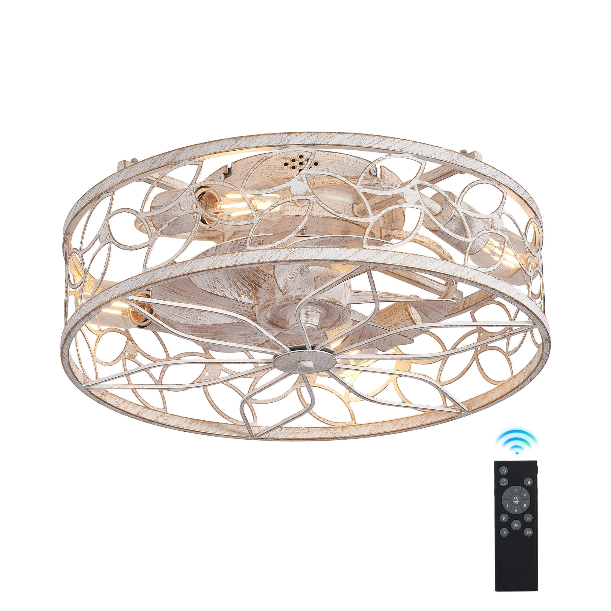 swivra-20-modern-industrial-white-caged-ceiling-fan-with-lights-remote-low-profile-for-bedrooms-and-living-room-_8