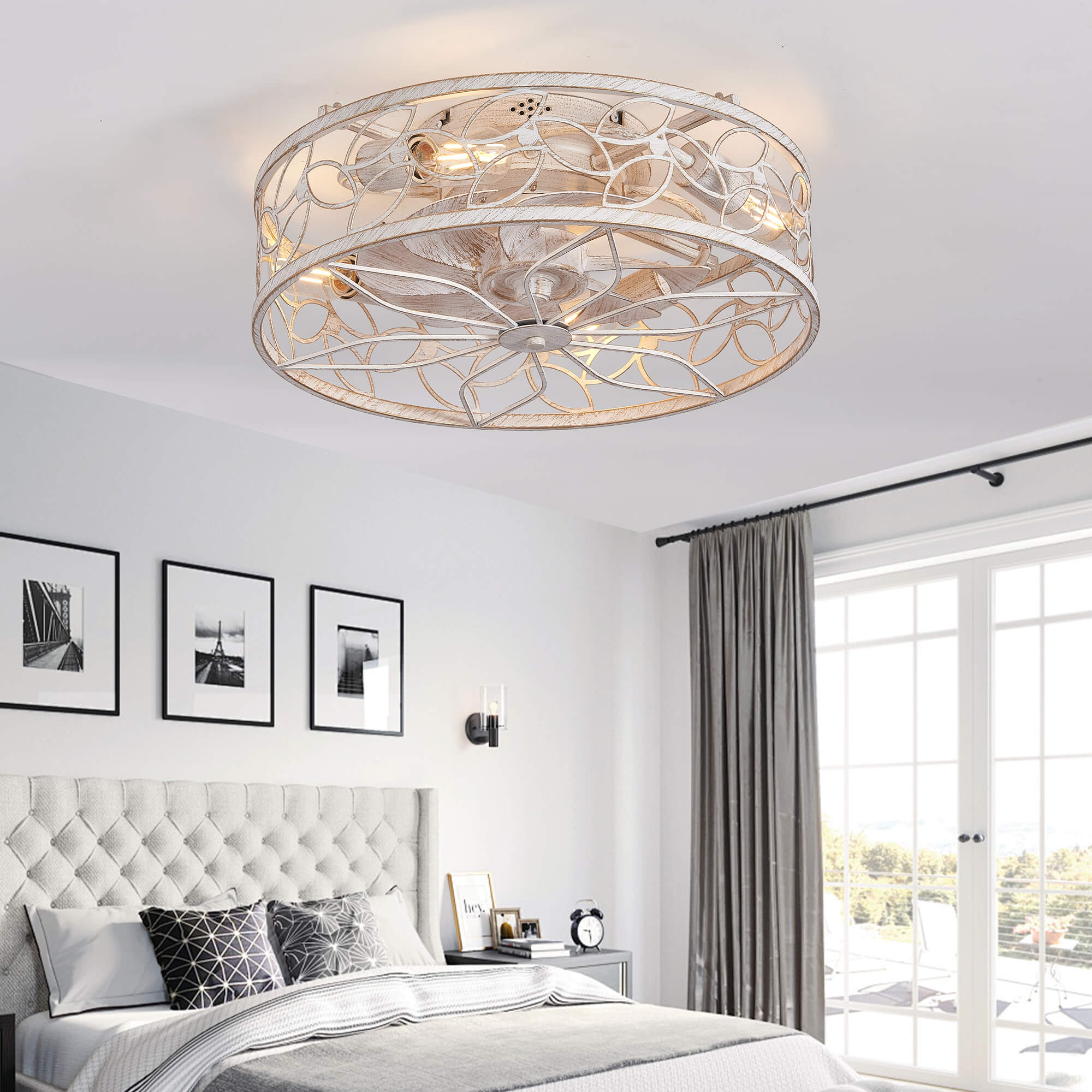 swivra-20-modern-industrial-white-caged-ceiling-fan-with-lights-remote-low-profile-for-bedrooms-and-living-room-_9