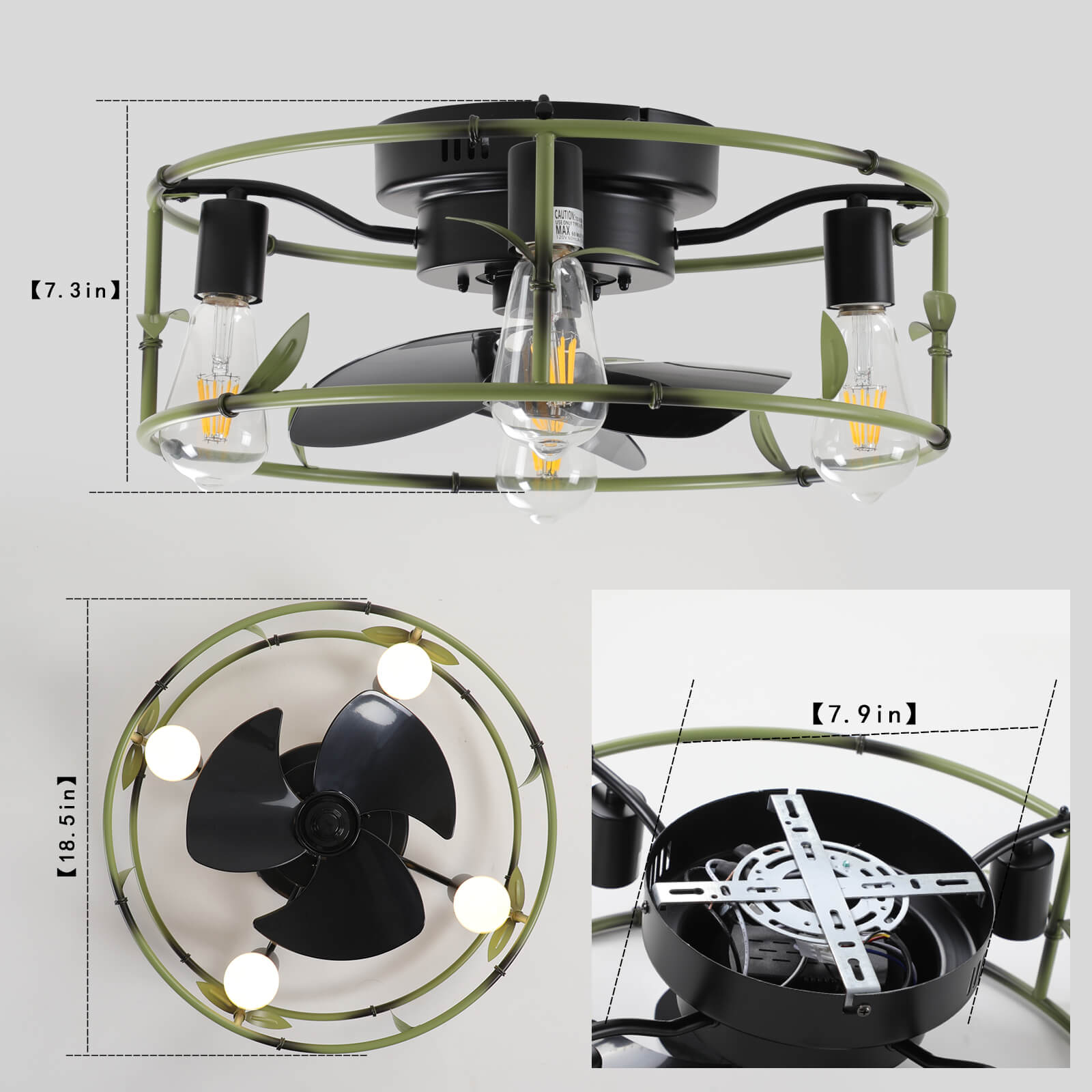 verdant-18-modern-green-caged-ceiling-fan-with-lights-remote-low-profile-for-bedrooms-and-kids-rooms-5