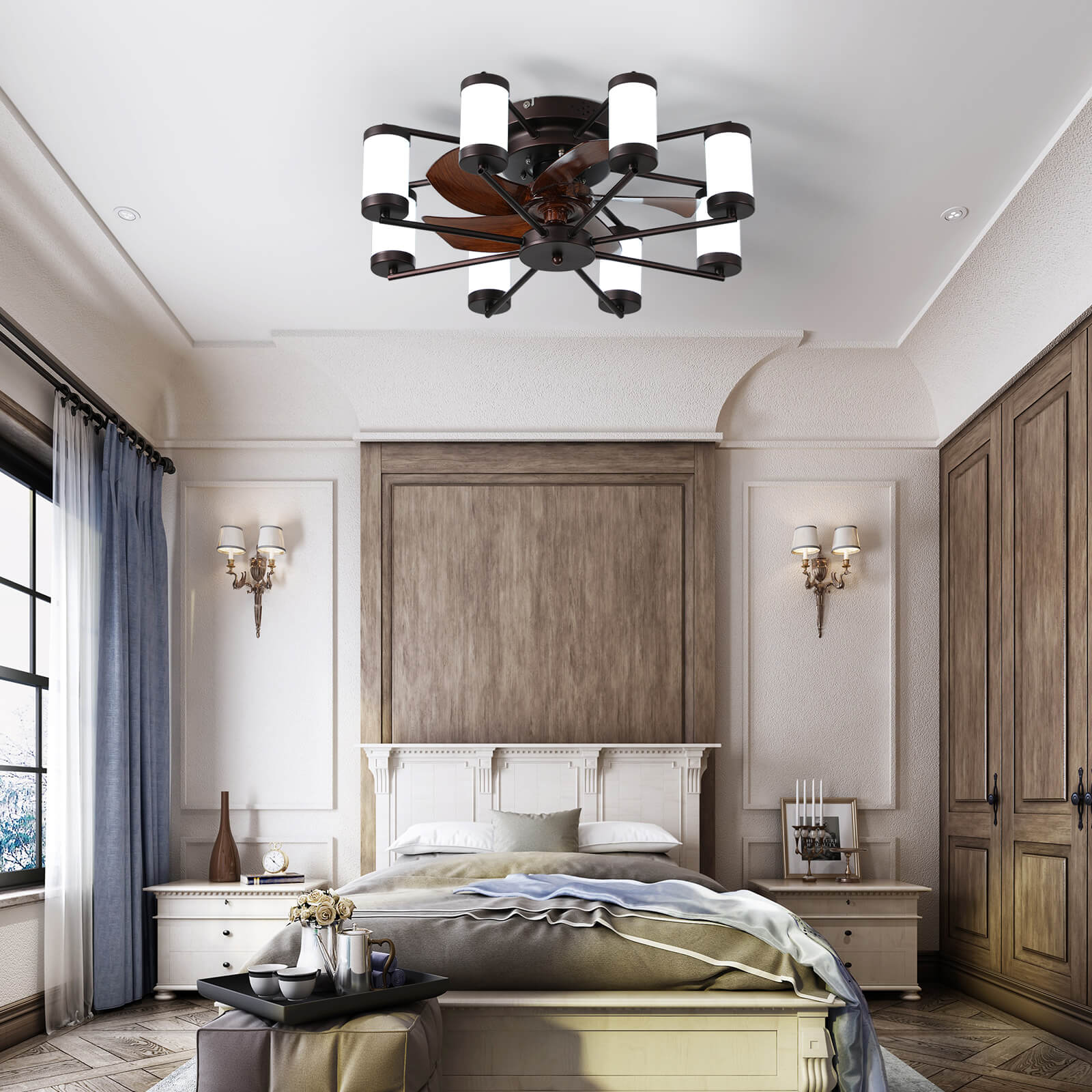 vortix-22-modern-industrial-brown-ceiling-fan-with-lights-remote-low-profile-for-bedrooms-and-living-room-_3