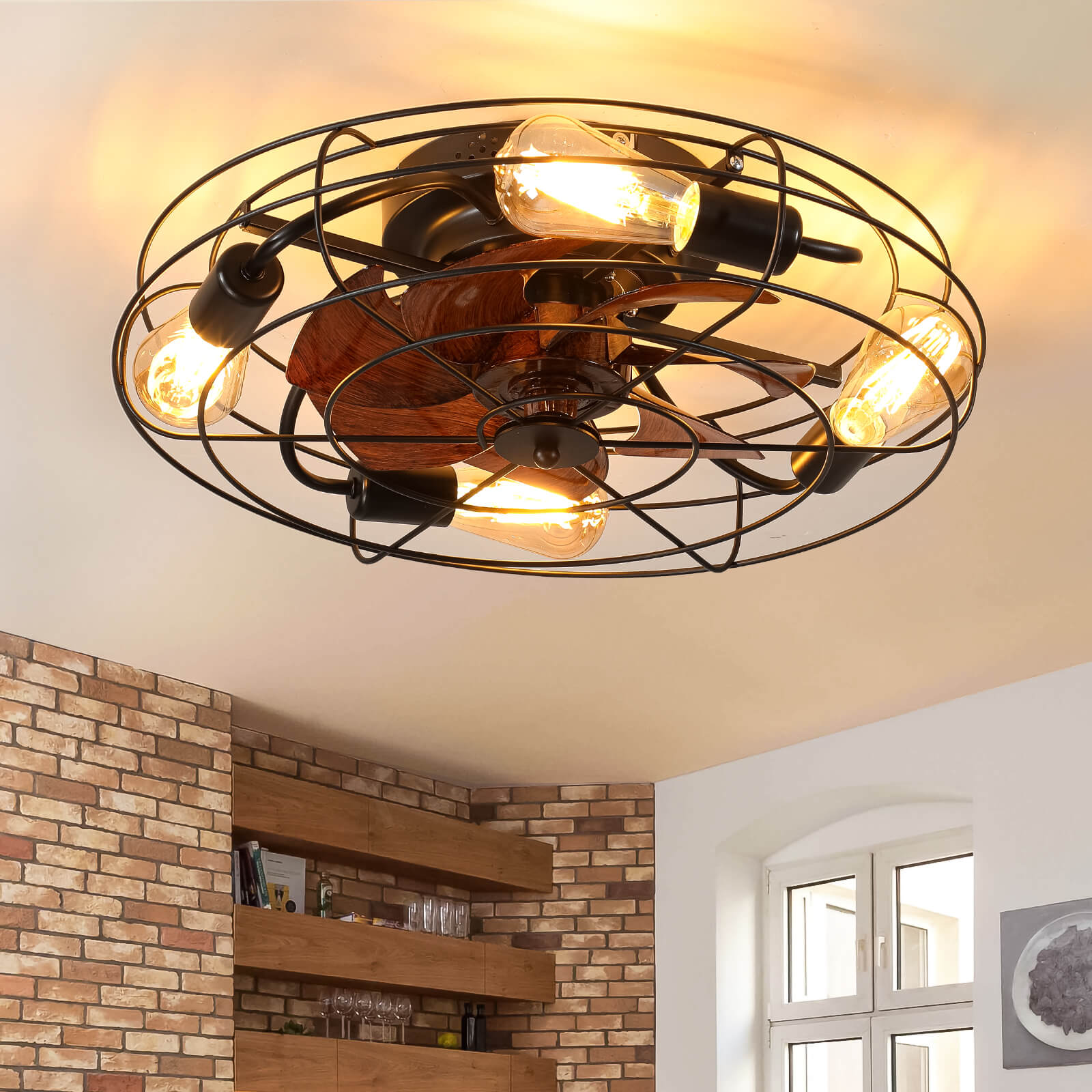axion-20-modern-Industrial-black-caged-ceiling-fan-with-lights-remote-low-profile-for-bedrooms-and-living-room-_2