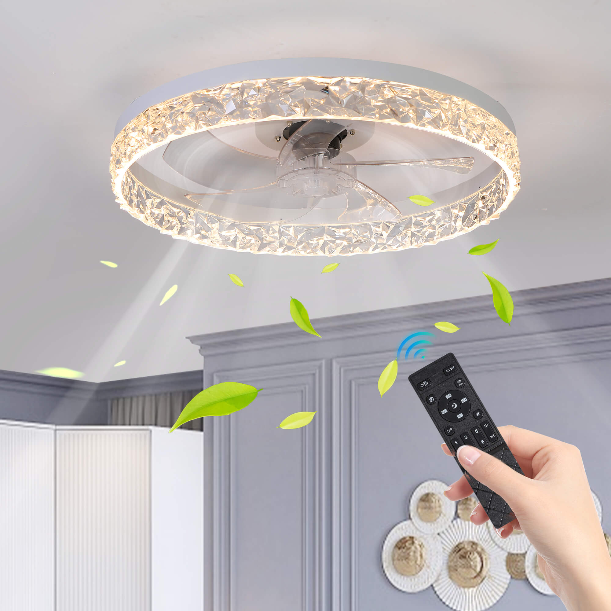 clearon-20-modern-balck-white-ceiling-fan-with-led-lights-remote-low-profile-for-bedroom-and-living-room-1