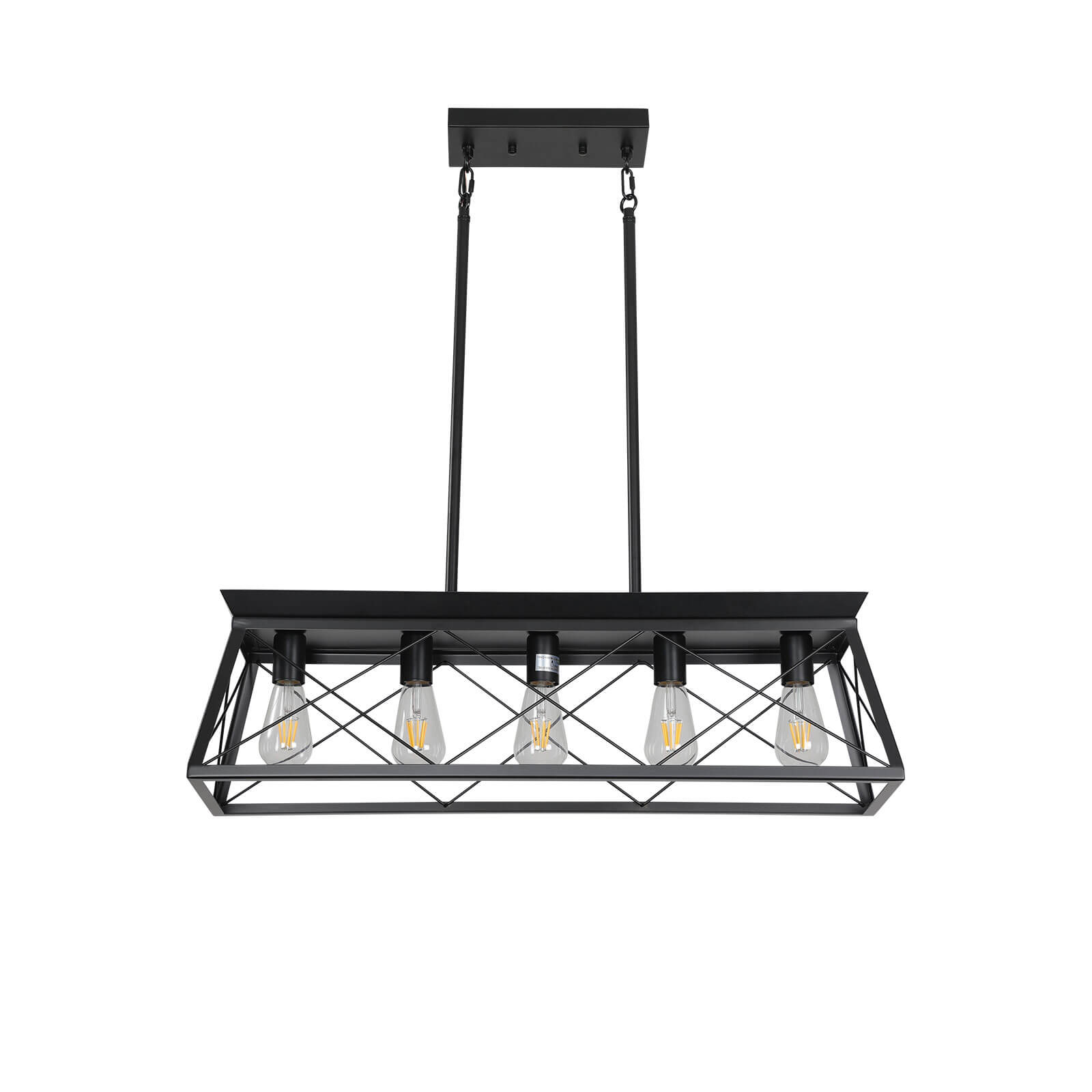 farmhouse-rustic-balck-metal-linear-pendant-chandelier-for-kitchen-island-dining-room-living-room-01L85W-250804_2