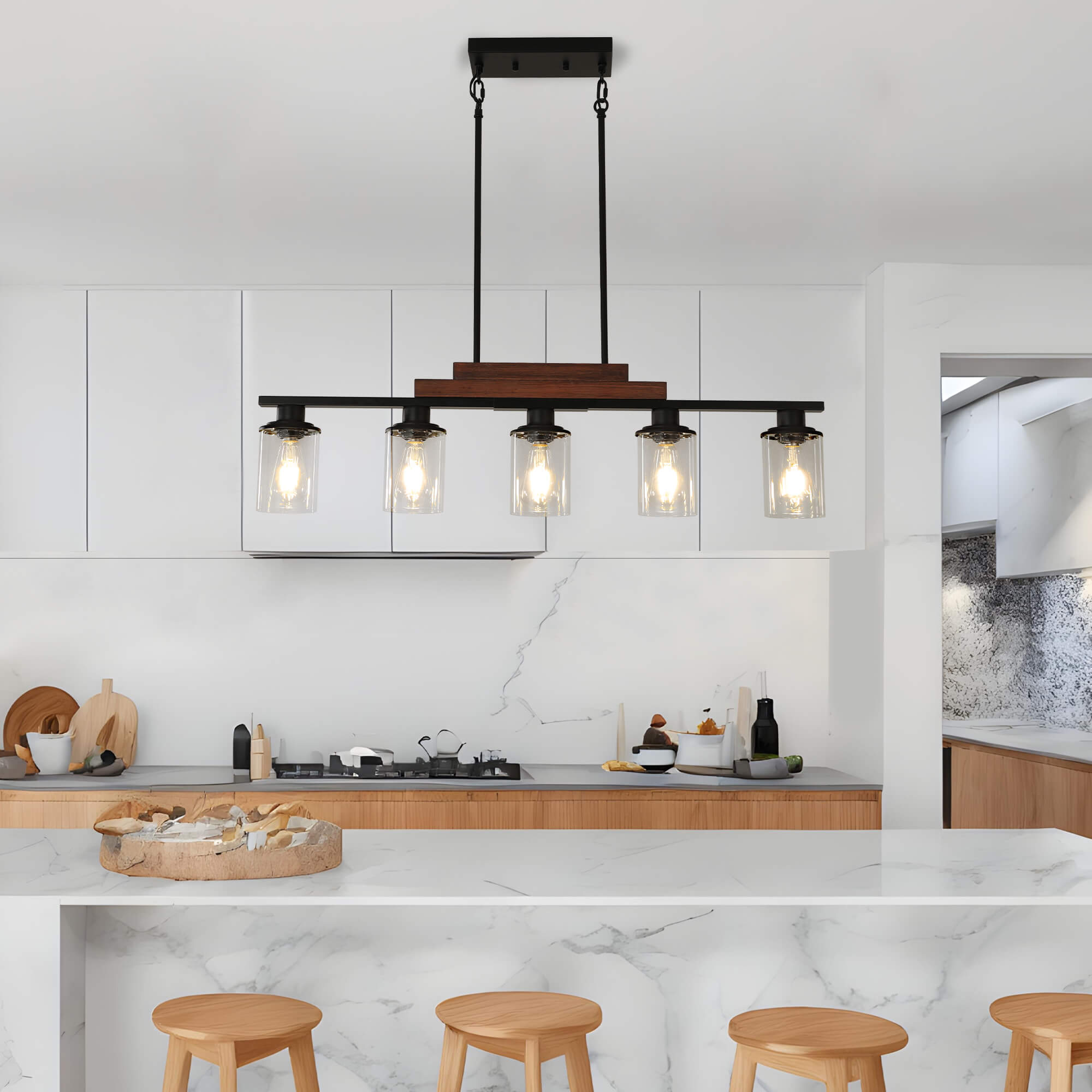 modern-black-walnut-metal-glass-shade-linear-pendant-lights-for-dining-room-kitchen-island-44l95b-250812_3